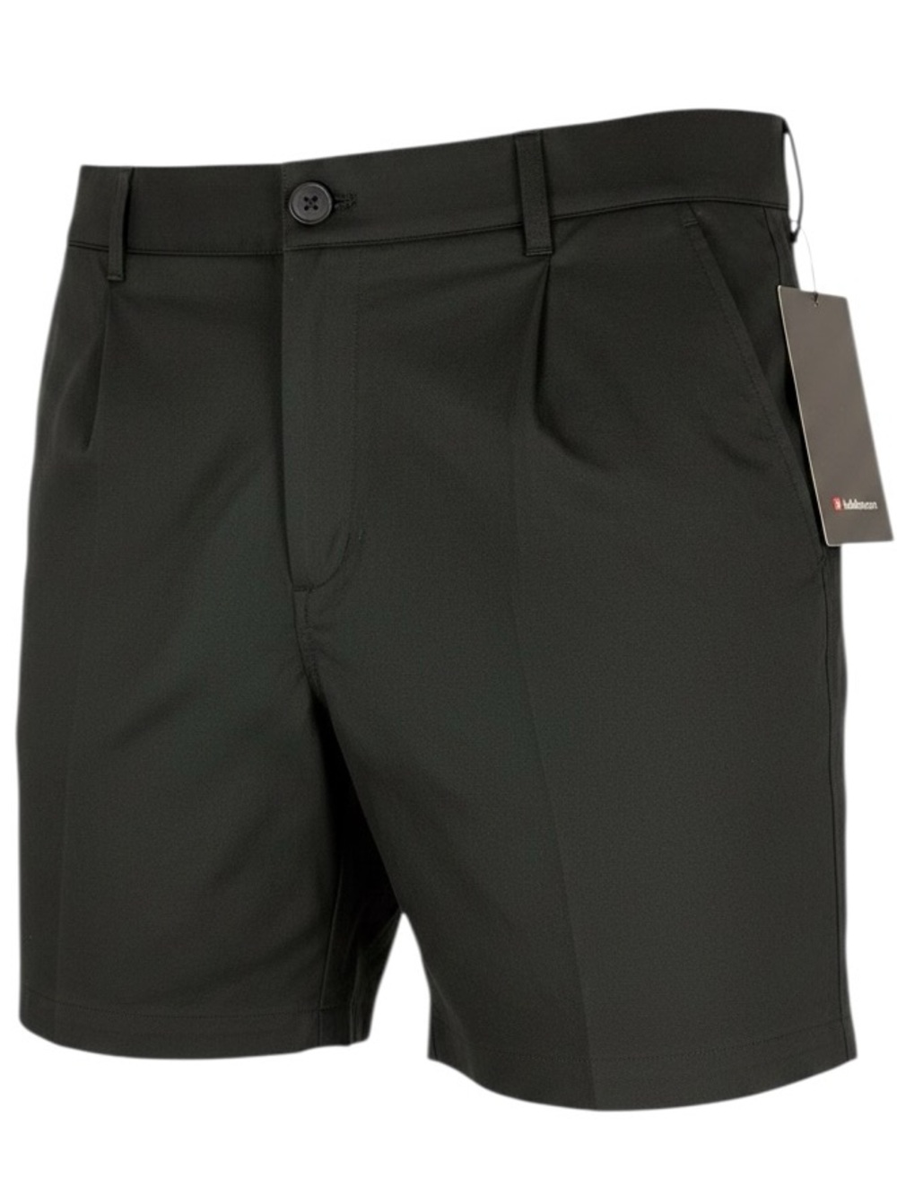 Lululemon Woven Relaxed Fit Pleated Short 8" Black NWT Mens Size 36 Smart Casual